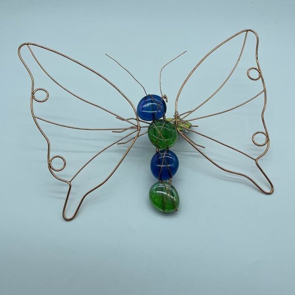 Yardwork Originals Butterfly Lawn Decor Wire Crystal Pieces - Picture 4 of 7